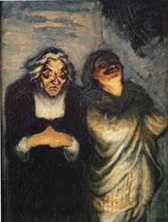 Honore  Daumier Scene from a Comedy Germany oil painting art